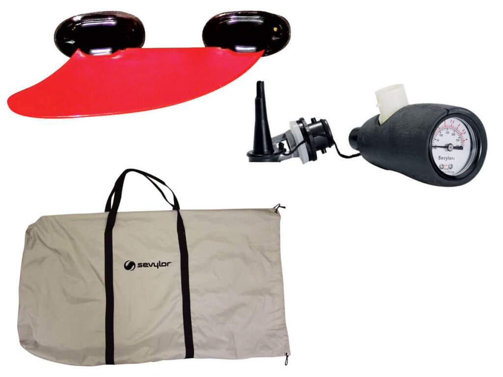accessoires fournis avec le kayak gonflable sevylor hudson